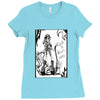 crazy girl Ladies Fitted T-Shirt