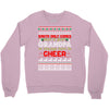 santa only comes once a year grandpa is always here to cheer Crewneck Sweatshirt