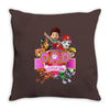 paw patrol birthday girl dad Throw Pillow