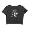 why have a six pack when you can have a barrel Crop Top