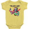 lion mouth hands Baby Onesie