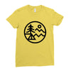 camp bold (for light) Ladies Fitted T-Shirt