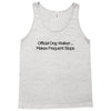 funny t shirt official dog walker. Tank Top
