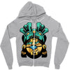 warrior aztec Zipper Hoodie