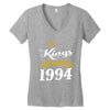 kings are born in 1994 Women's V-Neck T-Shirt