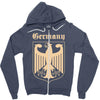germany deutschland bundesadler berlin Zipper Hoodie