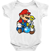 mario weed Baby Onesie