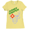 army sniper Ladies Fitted T-Shirt