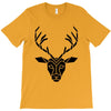 poly deer black T-Shirt