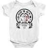 god's gym Baby Bodysuit