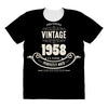 premium vintage 1958 classic perfectly aged limited edition All Over Women's T-shirt