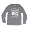 vintage made in 1983 perfectly aged a living legend Long Sleeve Shirts