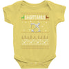 sagittarius christmas ugly sweater Baby Onesie