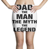 Dad The Man The Myth The Legend - Son Of A Legend Family Matching Mini Skirts