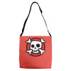 comic skull Adjustable Strap Totes