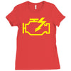 check engine light Ladies Fitted T-Shirt