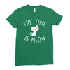 Meow Ladies Fitted T-Shirt