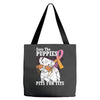 save the puppies Tote Bags
