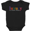 Luxury As A Croad Concept Baby Bodysuit