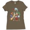 the burning joke Ladies Fitted T-Shirt
