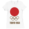 retro tokyo 1964 olympic games Ladies Fitted T-Shirt