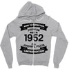 Premium Vintage 1952 Zipper Hoodie