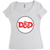 black red Women's Triblend Scoop T-shirt