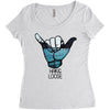 hang loose Women's Triblend Scoop T-shirt