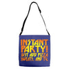 instant party girls Adjustable Strap Totes