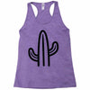 minimalistic cactus Racerback Tank