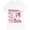 mogwai warning Ladies Fitted T-Shirt