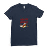 calvin hobbes Ladies Fitted T-Shirt