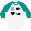 How To Live A Happy Life 3/4 Sleeve Shirt