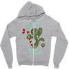 ugly christmas Zipper Hoodie