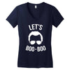 lets boo boo Women's V-Neck T-Shirt