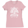 Poppie The Man The Myth The Legend Ladies Fitted T-Shirt