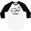 Hi Babe 3/4 Sleeve Shirt