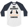 Me Against Uterine Cancer 3/4 Sleeve Shirt
