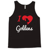 i love goldens Tank Top