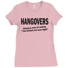 hangovers you kicked ass bro funny cool party booze alcohol geek shirt Ladies Fitted T-Shirt