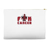 deadpool fuck cancer Accessory Pouches