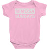 mimosa sundays brunch mens Baby Onesie