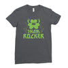 sham rocker shamrock Ladies Fitted T-Shirt