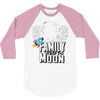 Family Trip To Moon 3/4 Sleeve Shirt