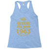 queens are born in 1963 Racerback Tank