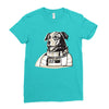 Laika The Space Dog Ladies Fitted T-Shirt