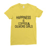 coffee and gilmore girls Ladies Fitted T-Shirt
