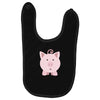 cute surprised pig pig Baby Bibs