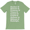 reindeer names T-Shirt