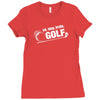 Eat Sleep Breath Golf Ladies Fitted T-Shirt
